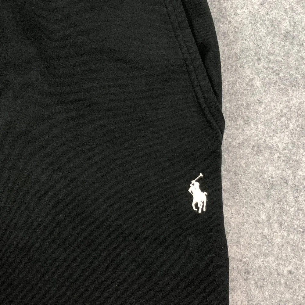 Polo Ralph Lauren Mens Jogger Sweatpants Small Black Drawstring Gym Classic